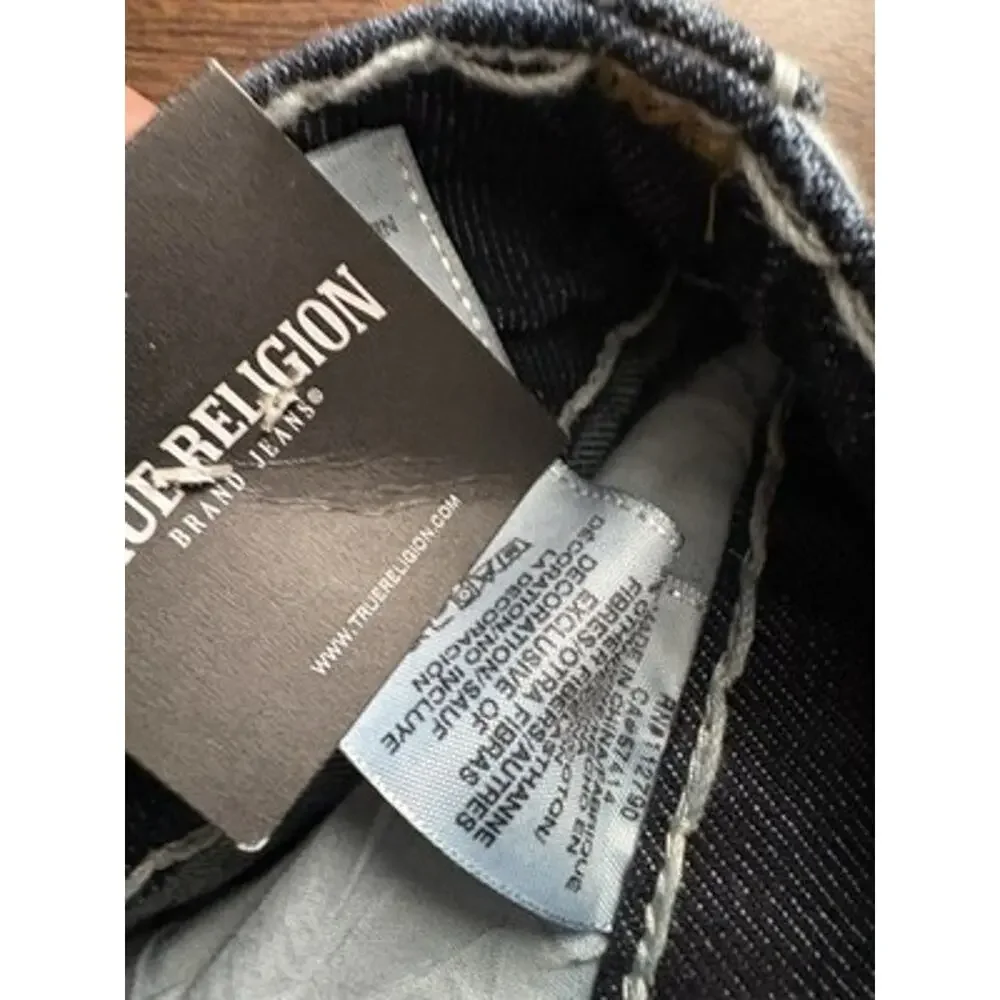 NWT True Religion Rocco Super T 40 Columbia St Dark Wash